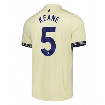 Billige Fotballdrakt Everton Michael Keane #5 Replika Bortedrakt 2025-26 Kortermet